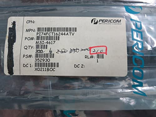 (5 PC) PI74FCT16244ATV Pericom 48-Pin SSOP **US Stock**