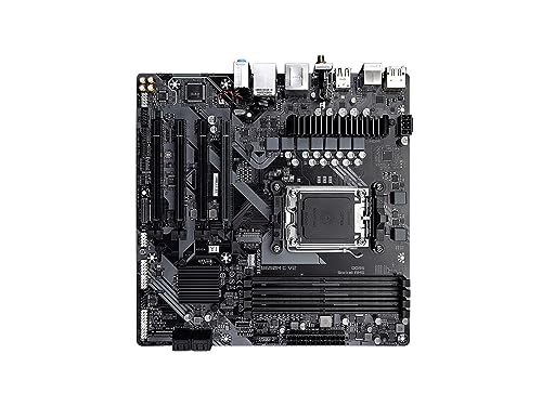 GIGABYTE B650M C V2 (AM5/LGA 1718/AMD/B650/Micro-ATX/5 anni di garanzia/DDR5/PCIe 4.0 M.2/PCIe 4.0/USB 3.2 Gen1 Type-C/1GbE LAN/scheda madre) - Scheda madre - Immagine 3