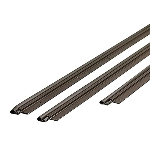 Flat Aluminum Door jamb Weather Strip kit MD Building Products 01677