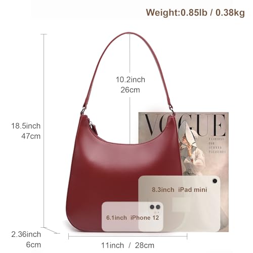 Image of Crescent Bag Shoulder Bag Trendy Purses for Women 2026 with Zipper Closure