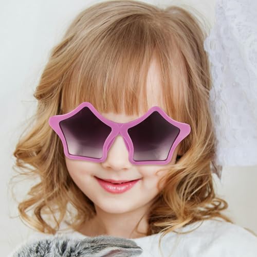 GALPADA 5 Peças De Óculos De Sol Estrela Óculos Coloridos Pentagrama Óculos De Festa Infantil Engraç