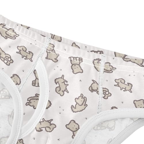 Cotton Little Boys Briefs Soft Cute Dogs Toddler Underwear4
