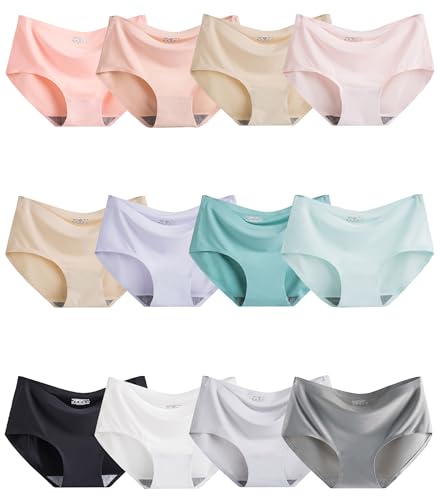 Teen Girls Underwear Seamless Big Girl Panties Fashion and Comfortable Multipack