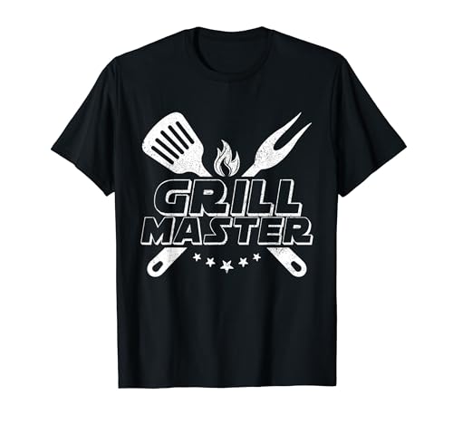 Funny BBQ Smoker Grill Master Legend Barbecue Grillmaster Maglietta