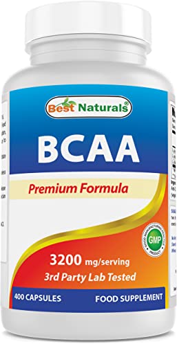 Best Naturals BCAA 400 Capsules, 3200mg