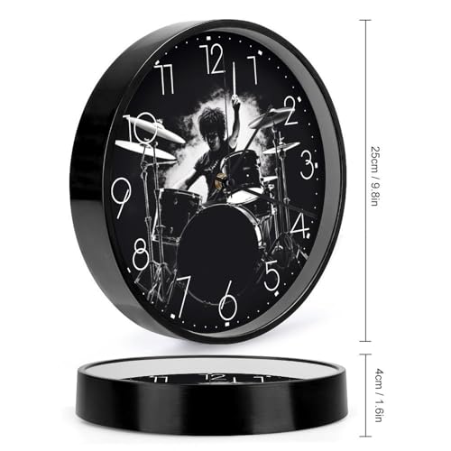 Horloges murales avec grands chiffres arabes pour salon et bureau moderne - 3