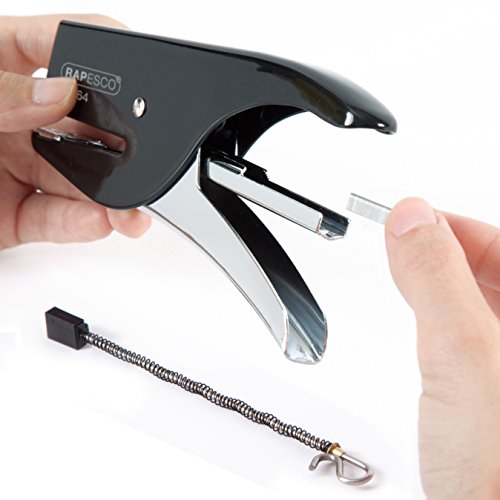 Rapesco 1267 SP-64 niettang (type 64 6/4 mm & 21/4 mm nietjes) achterlaadmechanisme chroom zwart - Image 4