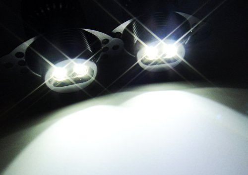 RZG 2 fari a LED bianchi Angel Eyes, alogeni, luce diurna ad anello, lampadina DRL 20 W Canbus per E90 E91 Serie 3