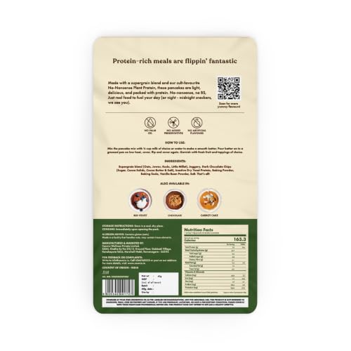 Image of Cosmix No-Nonsense Protein Pancake Sachet | Vanilla Choco Chip 40g