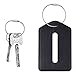 Wisdompro Keychain, 20 Pack of 4.3 Inches Stainless Steel Wire Key Ring Loop 2mm Wire Keychain Cable for Hanging Luggage Tags, Keyrings and ID Tag Keepers - Silver