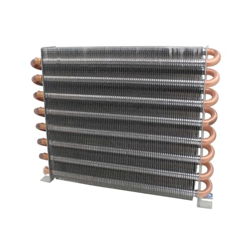 Radiador de refrigeración por agua de aluminio, radiadores de aletas de fregadero de aluminio, radiador de congelador, de condensador de congelador 360-390W(205X45X210mm)