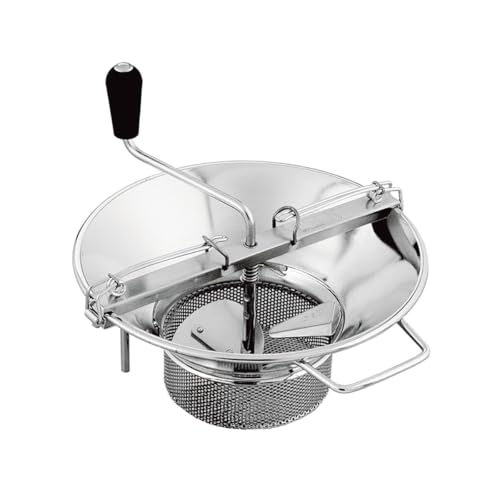 LOUIS TELLIER – Moulin Professionnel N°5 en Inox – Préparations Faciles et Rapides : Sauces, Purées, Compotes, Soupe – 5 kg/min - Grille Ø 3 mm...