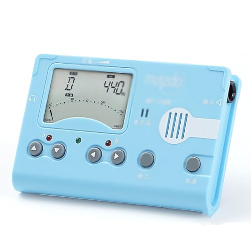 メトロノーム Guzheng プロフェッショナル電子チューナー Guzheng チューニング特別なキャリブレーターメトロノーム 3 In 1(青)