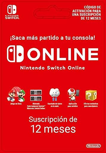 Nintendo Switch Online - 12 meses | Switch Download Code | Ya disponible en tu tienda friki favorita! En mundofriki.es!