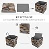 RLDOBOFE Sturdy Petoskey Stone Storage Cubes,Portable Bins with Double Handles,Folding Storage Bins for Organizing Books,Shelves, Closet,Craft Supplies 10.6 X 10.6 X 10.6 In #3