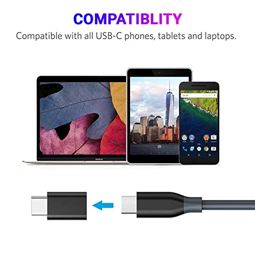 Image of LIRAMARK 2.4 amp Micro USB to Type C Adapter /Micro USB to Type C Converter Charging and Data Sync - Compatible with Galaxy S10 S9 S8 Plus,Note 9 8,Pixel 3 2 XL & Other Type c Devices (Black)