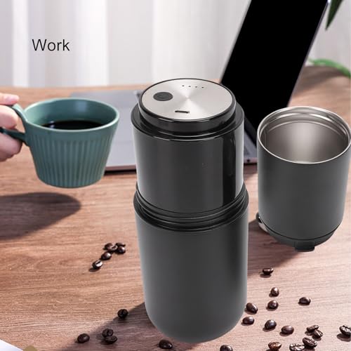 Cafetera eléctrica portátil con 15 ajustes de molido 350 mL miniatura 6