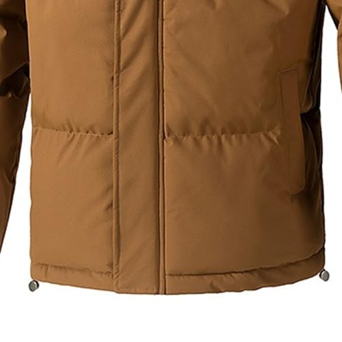 Doudoune d'hiver homme imperméable marron veste grande taille 6XL ample