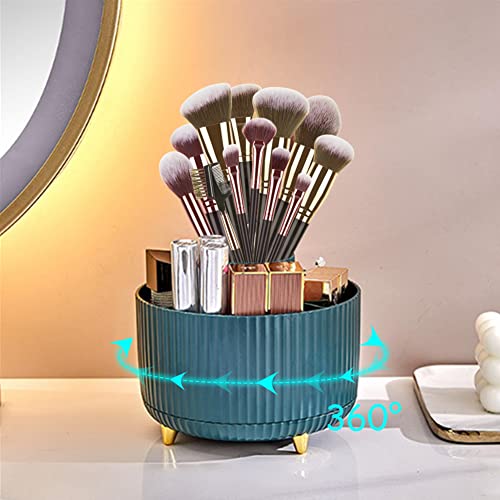 DASIAUTOEM Cosmetic Make Up Organiser, 360° Rotating Brush Organiser, Cosmetic Shelf, Eyeshadow Brush, Lipstick Case - Image 2