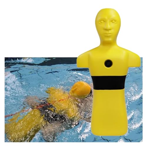 Muñeco de Entrenamiento para Rescate Acuático Amarillo miniatura 1