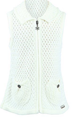Lilax Little Girls' Knit Zip Front Closure Vest