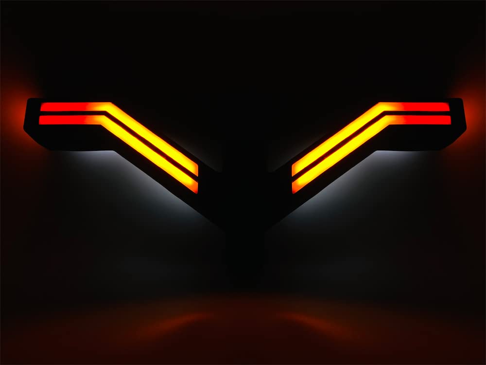 GALIBOS LED NEON CUERNOS TRASEROS CUATRO COLORES CON INTERMITENTES DINAMICOS 12V 24V HOMOLOGADOS (Lado Derecho y Izquierdo)