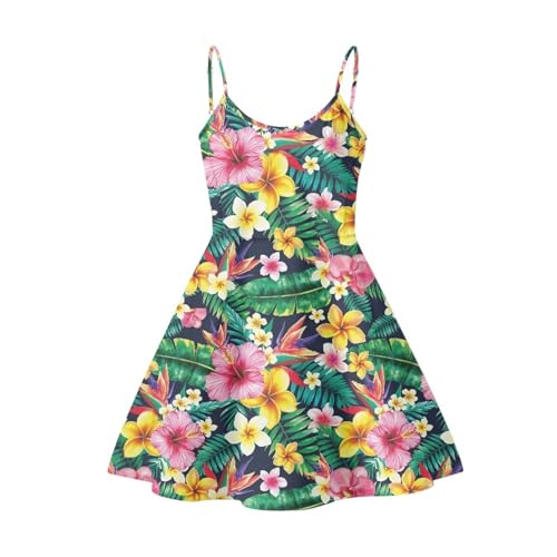 Image of Biyejit Women Casual Loose Dress Strap Long Summer Beach Swing Dress