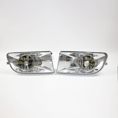 Generic Car Front LED Fog Light With 8W LED Bulbs 1Z0941701 1Z0941702 For Skoda Octavia A5 MK2 Sedan Combi 2004 2005 2006 2007 2008, Black