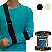BodyMoves Arm Sling Plus Hot and Cold Hand Ice Pack for Shoulder Surgery Rotator Cuff Elbow immobilizer for Men,Women,Kids Left or Right Wrist Injuries Fracture Treatment (Coal Black)