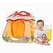 Produktbild AILSAYA Kinderzelt, Babyzelt, Aufstellzelt, Ocean Ball Pool Pilzhaus Kinderpilz, Gelb, Geburtstagsgeschenk, Innen/Außen, Spielzeugzimmer, Sicher Und Ungiftig, Kann Gereinigt Werden