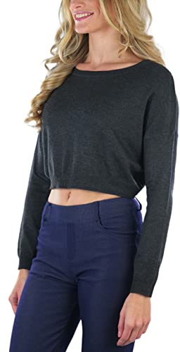 Image of ToBeInStyle Women's Long Sleeve Cropped Sweater