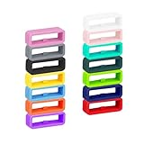 Xininyia Compatible with Disney Magic Bands, MagicBand+ & 2.0 & More, [14-Pack] Silicone Fastener Rings Loop Secure Holder for Magic Band Protectors (14-PACK)