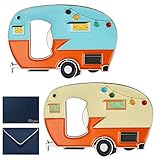 Flaschenöffner Magnetisch Kühlschrank, Flaschenöffner Bier, Bierflaschenöffner Lustig, Einzigartige Bier Geschenke für Männer, Camper Liebhaber, Geschenke für Papa, Valentinsgeschenk - 2 Stück