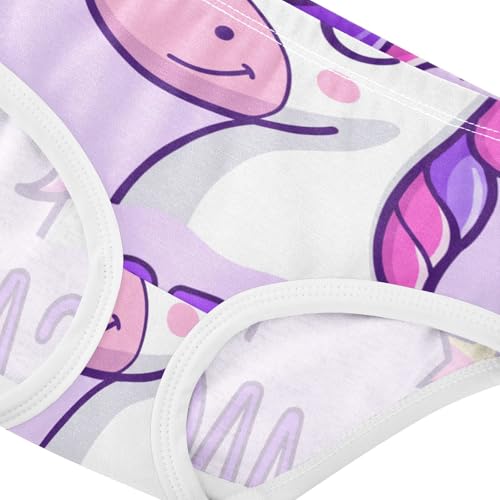 Cute Unicorn Purple Girls Underwear Toddler 2t Cotton Cute Panties Girl Animals Undies Kids Briefs4