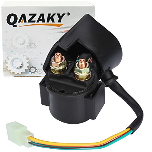 Qazaky Starter Solenoid Relay Compatible With 50Cc 70Cc 90Cc 110Cc 125Cc 150Cc Gy6 Atv Quad Scooter Go Kart Moped Chopper Pit Dirt Pocket Bike Kawasaki Chinese Taotao Buyang Sunl Baja Roketa #TOP9