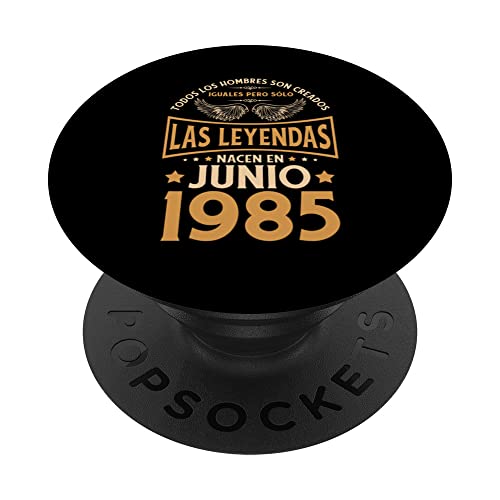 Cumpleaños Hombre Regalos Las Leyendas Junio 1985 PopSockets PopGrip Intercambiable