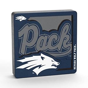 YouTheFan NCAA Nevada Wolf Pack 3D Logo Series Magnets