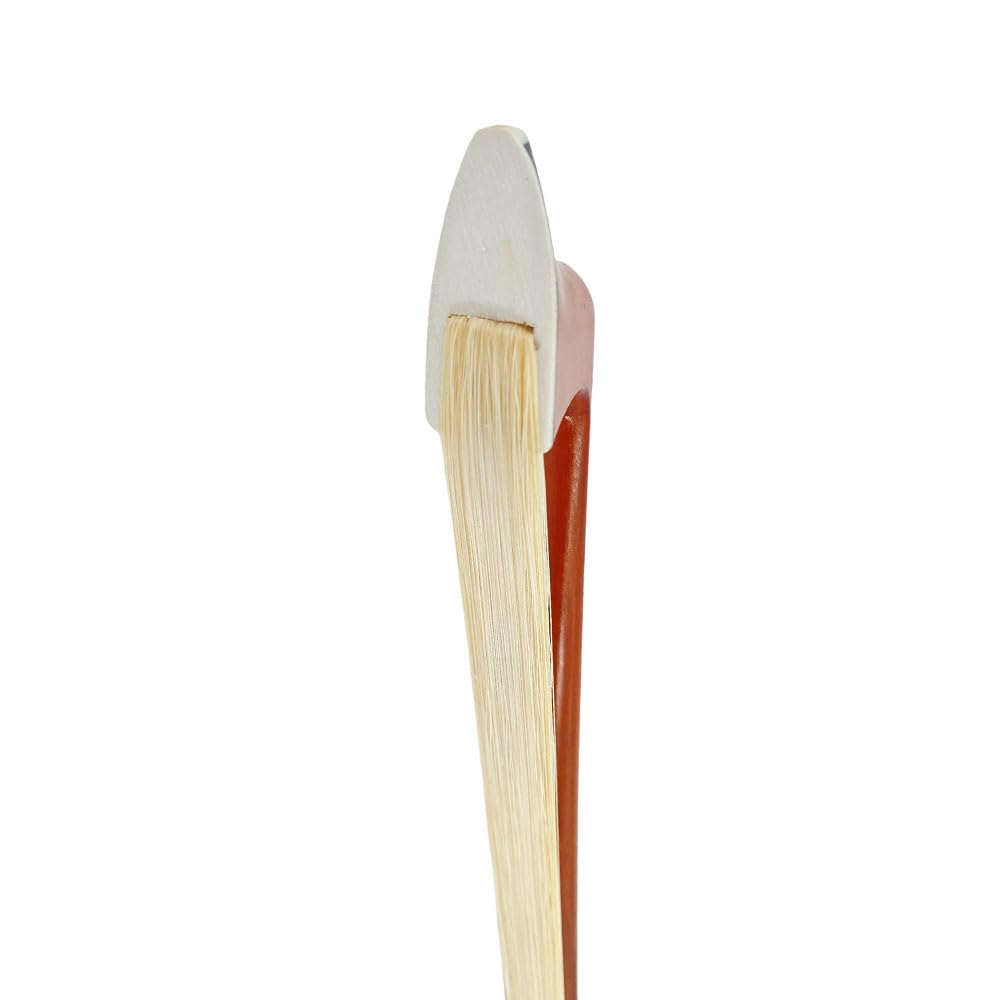 Archetto per contrabbasso 3/4 stile francese in legno di Brasile con rana in ebano naturale Mongolia Bow Hair ben bilanciato