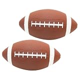 FRCOLOR 2piezas Juguetes De Fútbol Balón De Rugby para Entrenamiento Deportivo Balón De Rugby Profesional Portátil para Equipo