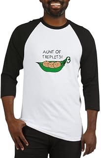 CafePress Aunt of Triplets Baseball Jersey Baseball Shirt