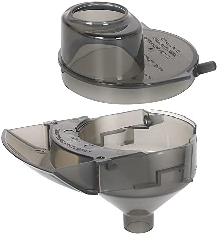 2個 交換部品 Baby Brezza Formula Pro Advanced FRP0046 交換用漏斗とカバーと互換性がありますグレー、グレー、じょうご01