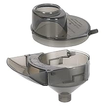 2 Pieces Replacement Parts Compatible with Baby Brezza Formula Pro Advanced FRP0046 Replacement Funnel and Cover. Grey, Gray, Funnel01