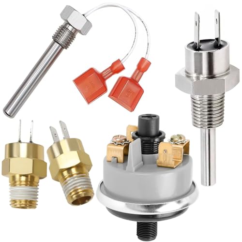 SDYYDS 42002-0024S Stack Flue Sensor, 42001-0053S Thermistor Stainless Steel, 42001-0063S High Limit Switch, 42001-0060S Pressure Switch & 42002-0025S Gas Shutoff Switch 140Â°F