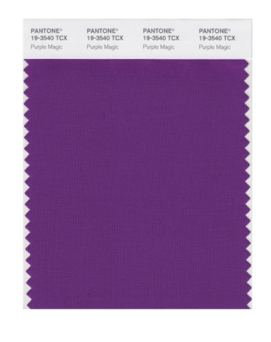 PANTONE SMART 19-3540X Color Swatch Card, Purple Magic