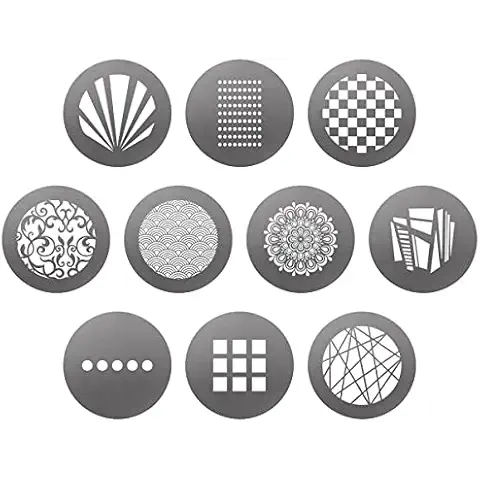 Westcott Paquete GOBO: Diseños de patrones (paquete de 10) para usar con Optical Spot de Lindsay Adler Cover