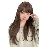 [ブライトララ] ウィッグ フルウィッグ ロング ストレート セミロング ウイッグ かつら ワンカール hf1423x-TMB