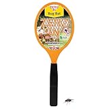 Zero In Bug Bat Battery Powered Kills Flying Insects on Contact, Suitable for Indoor and Outdoor Use, Color Assorted, (Packaging May Vary)
