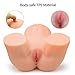 Life Size Sex Doll 22lb(10kg) Big Butt Male Masturbator with Realistic Virgin Torso Pocket Pussy Ass Anal Sex Love Doll Doggy Doll for Pleasure Sex Toy for Men's Masturbation Adult Toy