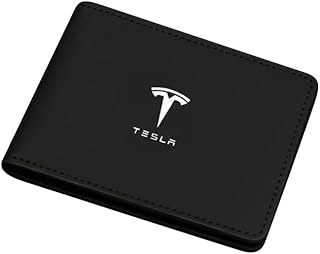 Car Registration Card Holder,Insurance Card Holder,Vehicle License Document Glove Box Compartment Organizer,for Tesla Model Y、3、S、X、Cybertruck.,Black