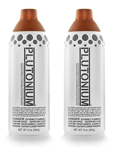 Plutonium Paint Ultra Supreme Professional Aerosol Spray Paint, 12-Ounce, 3Rd Place Bronze Metallic (2 Pack) #TOP13